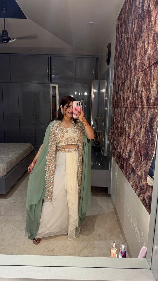 Flower embroidery set