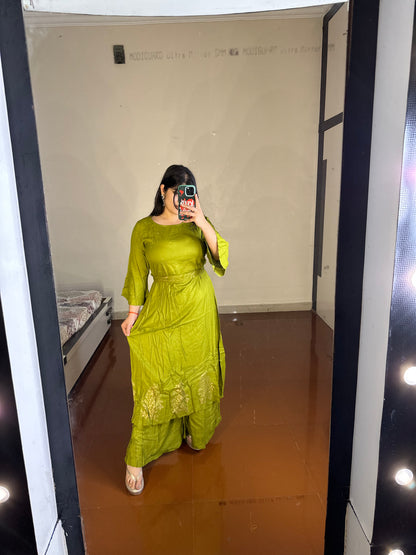 Comfortable plazo set