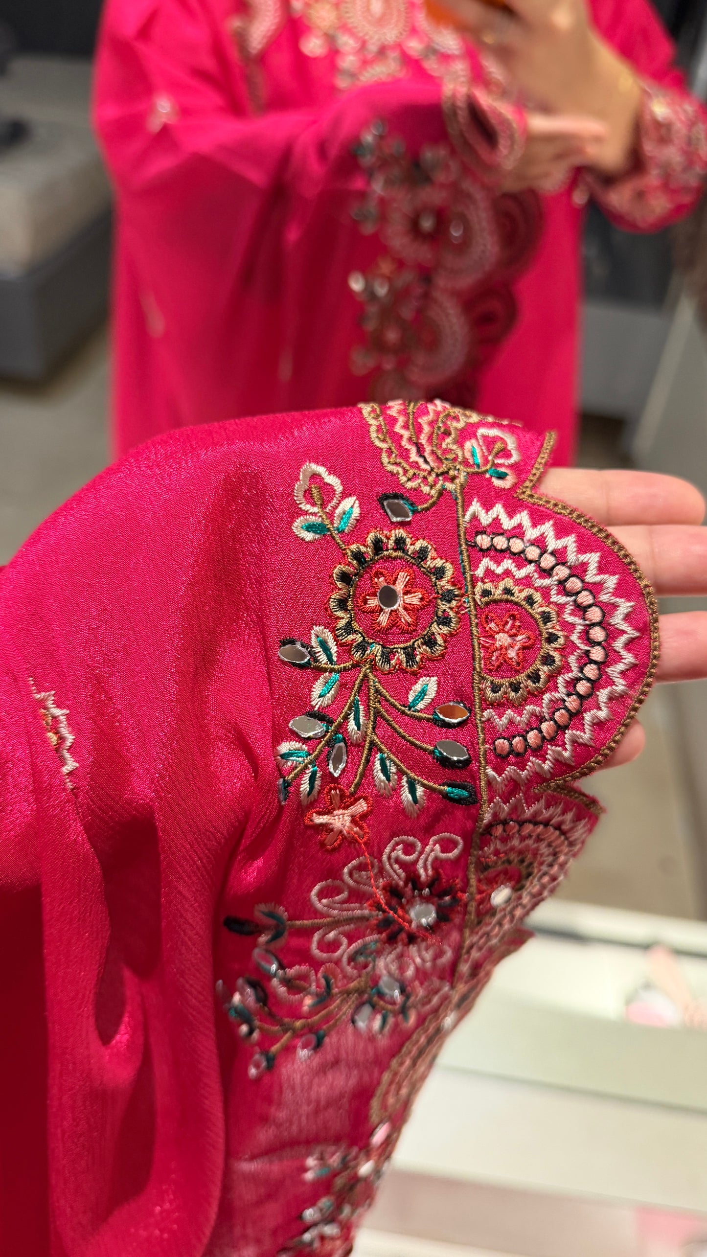 Pink kurta set