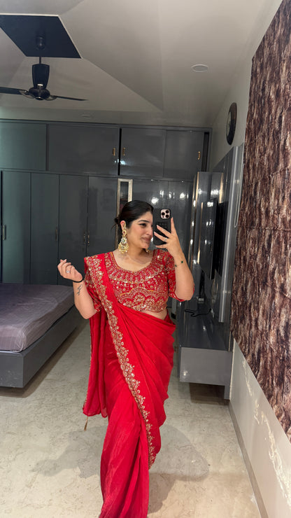 Dil aagya saree