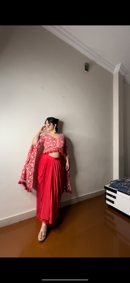 Thread work long sleeves