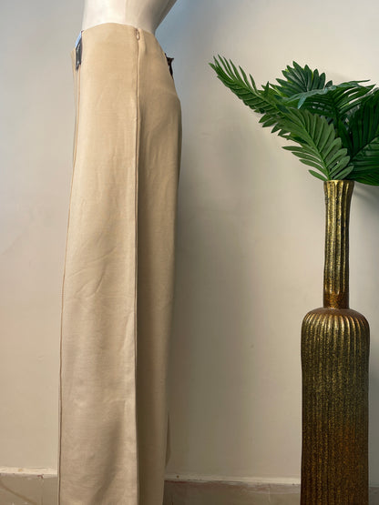 Beige formal pants