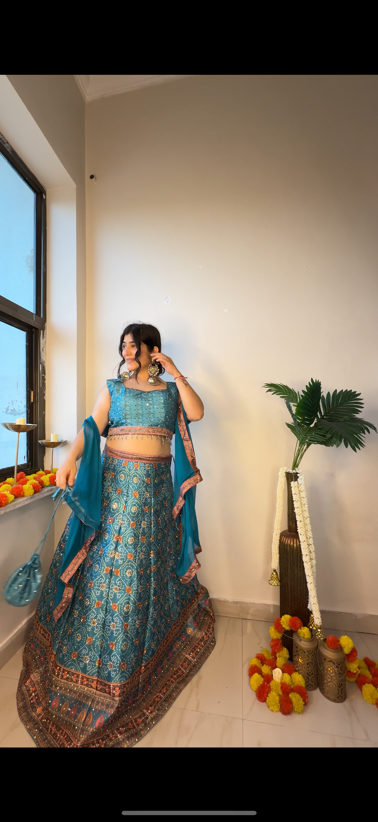 BB silk lehenga