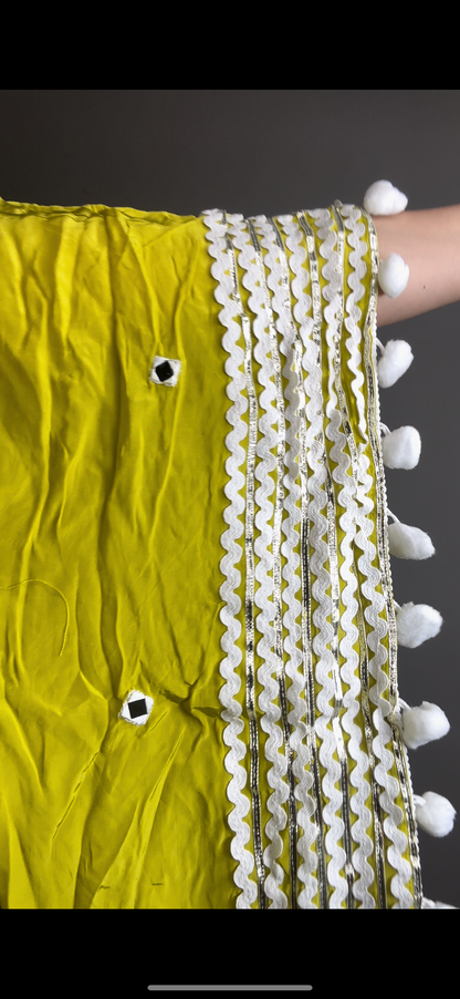 Neon trendy pompom kaftan