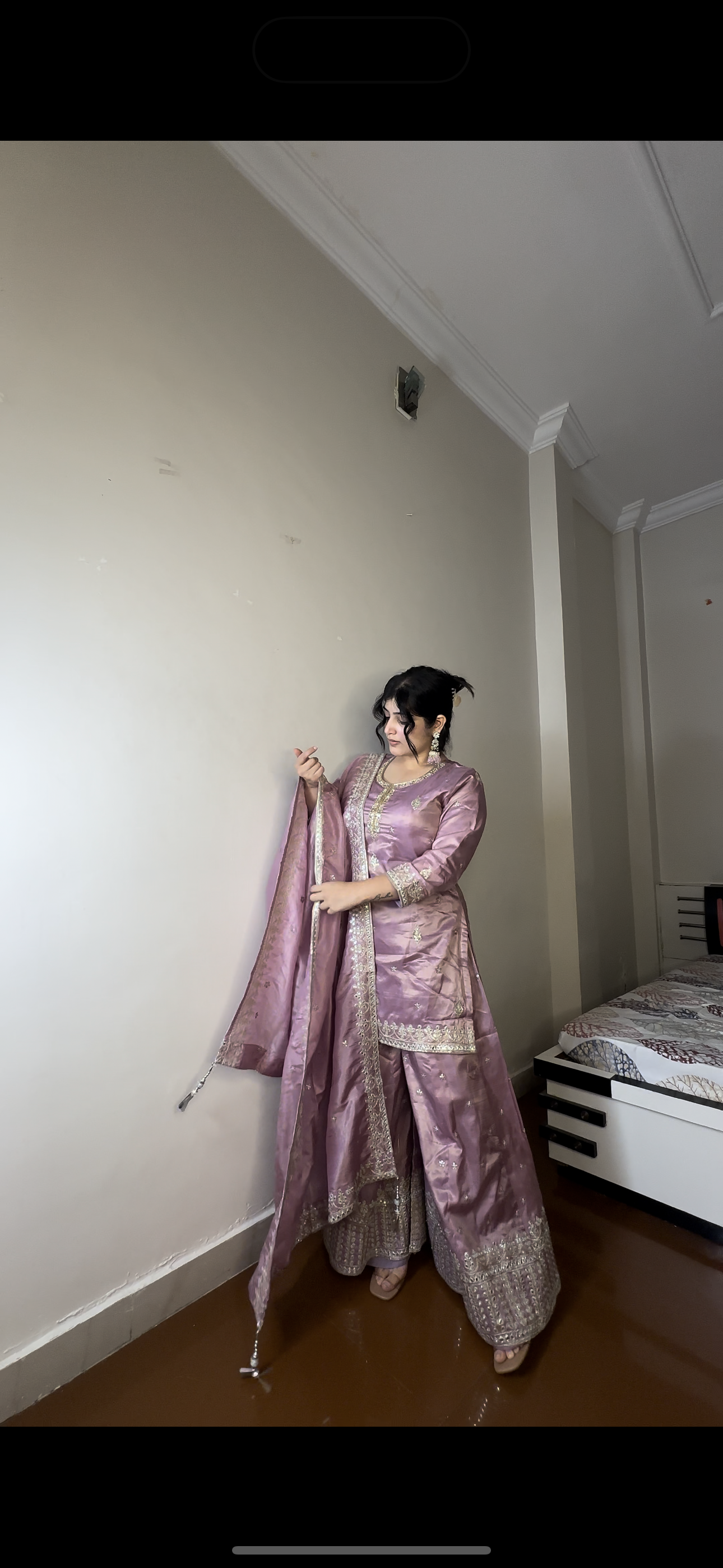 Shimmer tissue plazo set