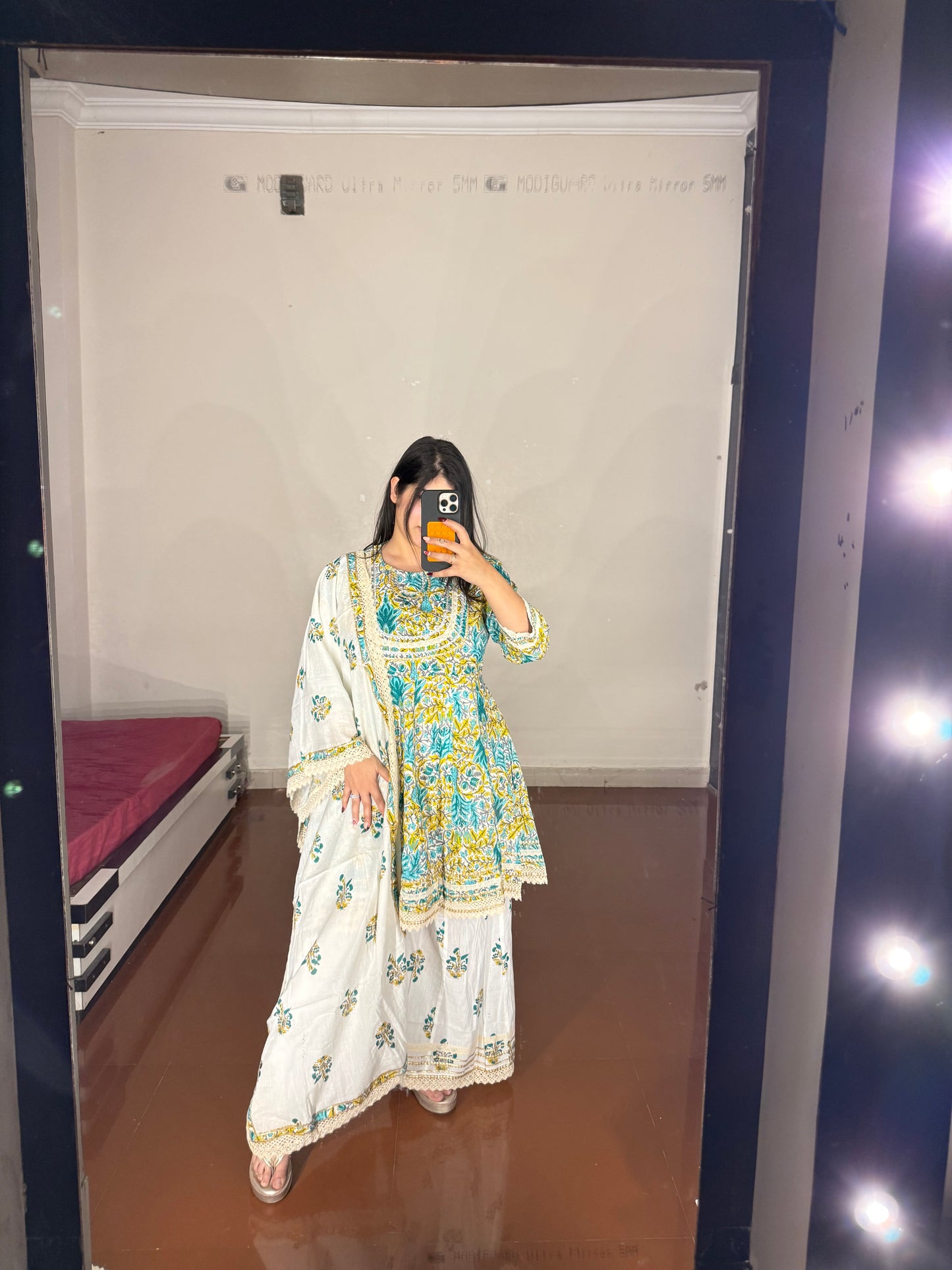 Cotton sharara set