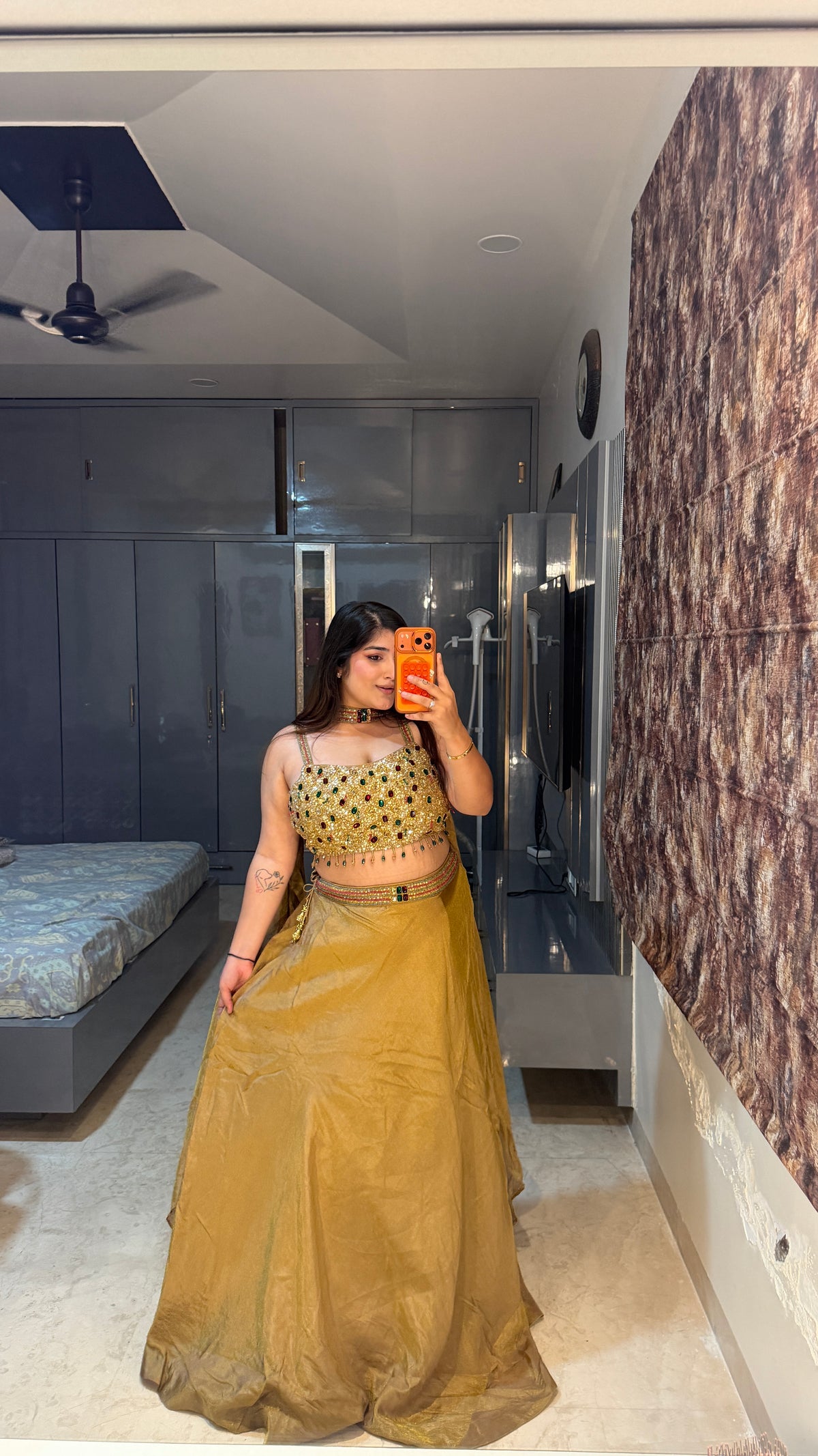 Ruby lehenga