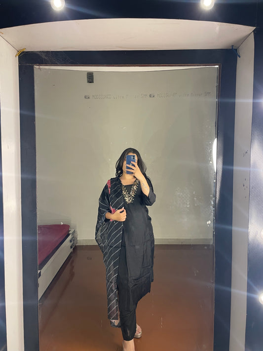 Organza duppata suit