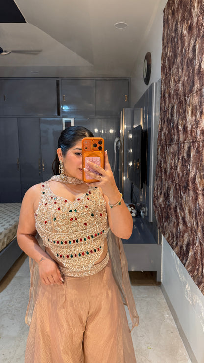 Crystal plazo set
