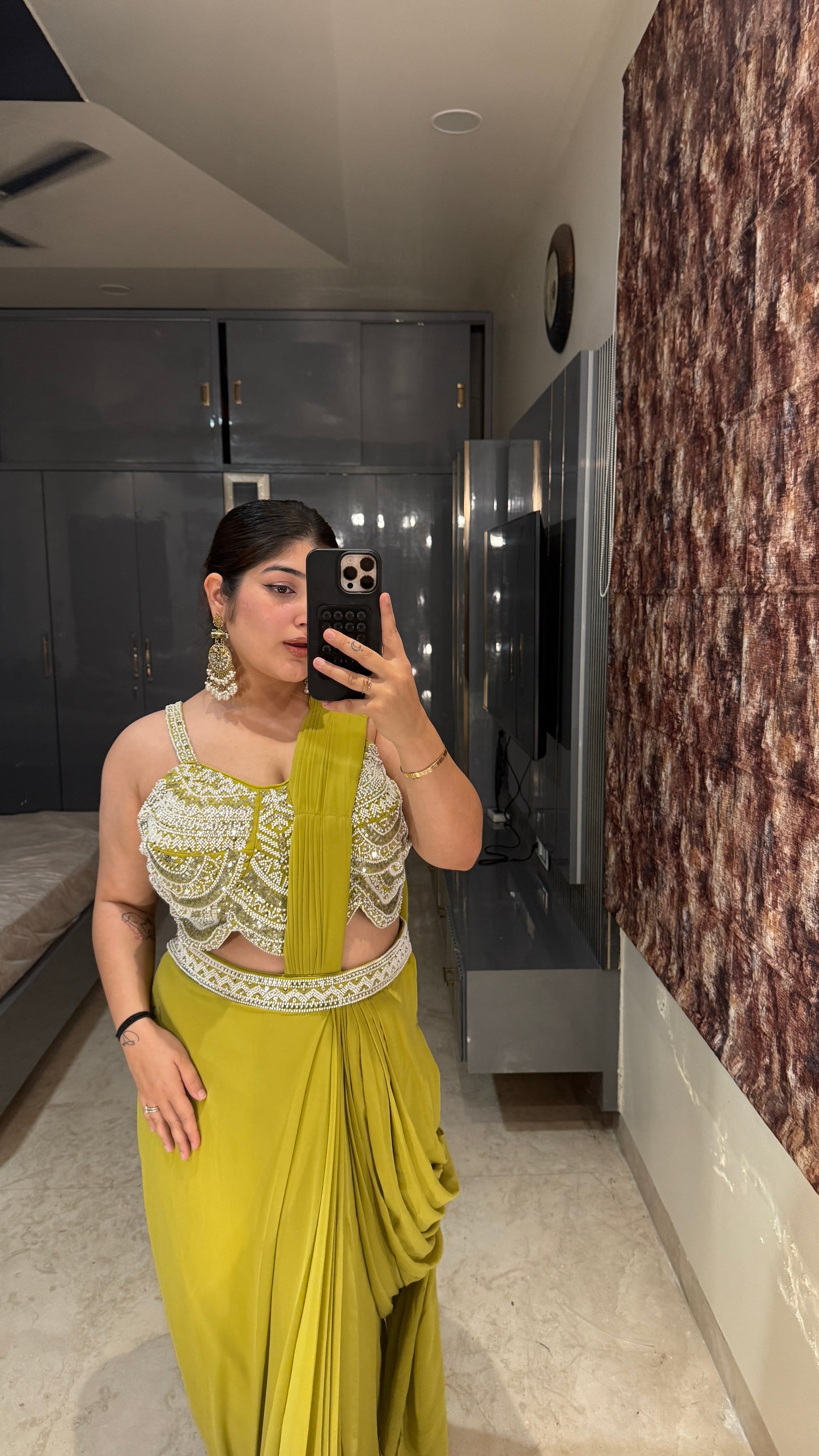 Pearl saree