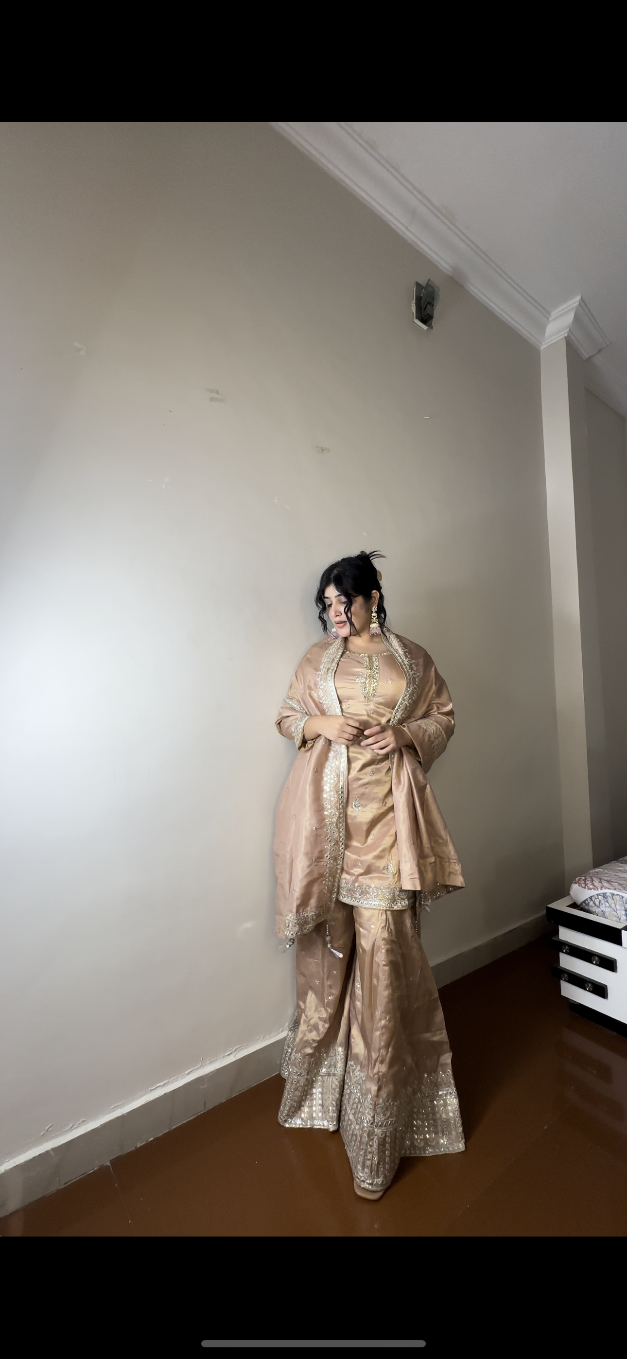 Shimmer tissue plazo set