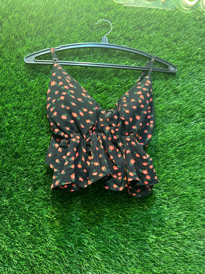 Black crop top