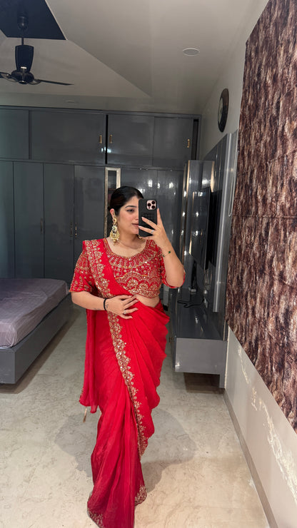 Dil aagya saree