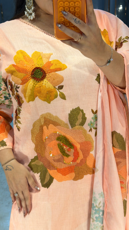 Sunflower kurta set