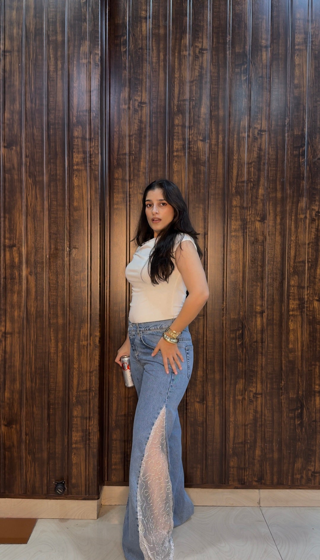 Blue custom denim