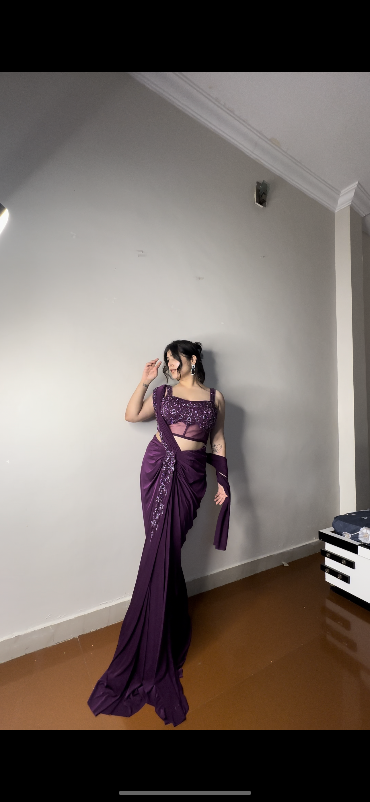 Corset saree (