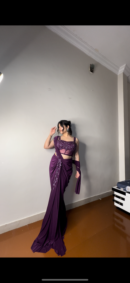 Corset saree (