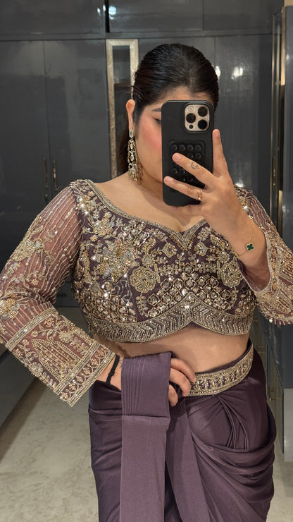 Sunehri saree