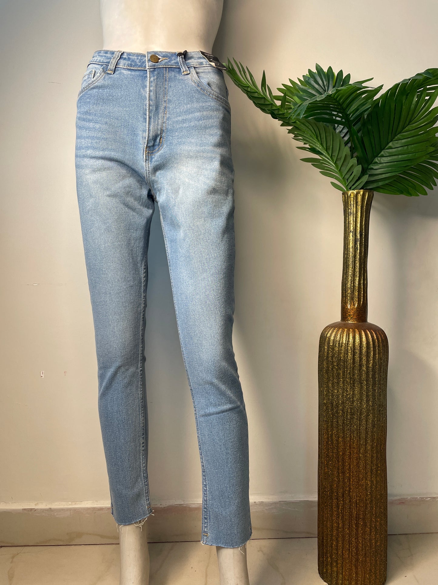 Dual shade skinny jeans(ankle length)