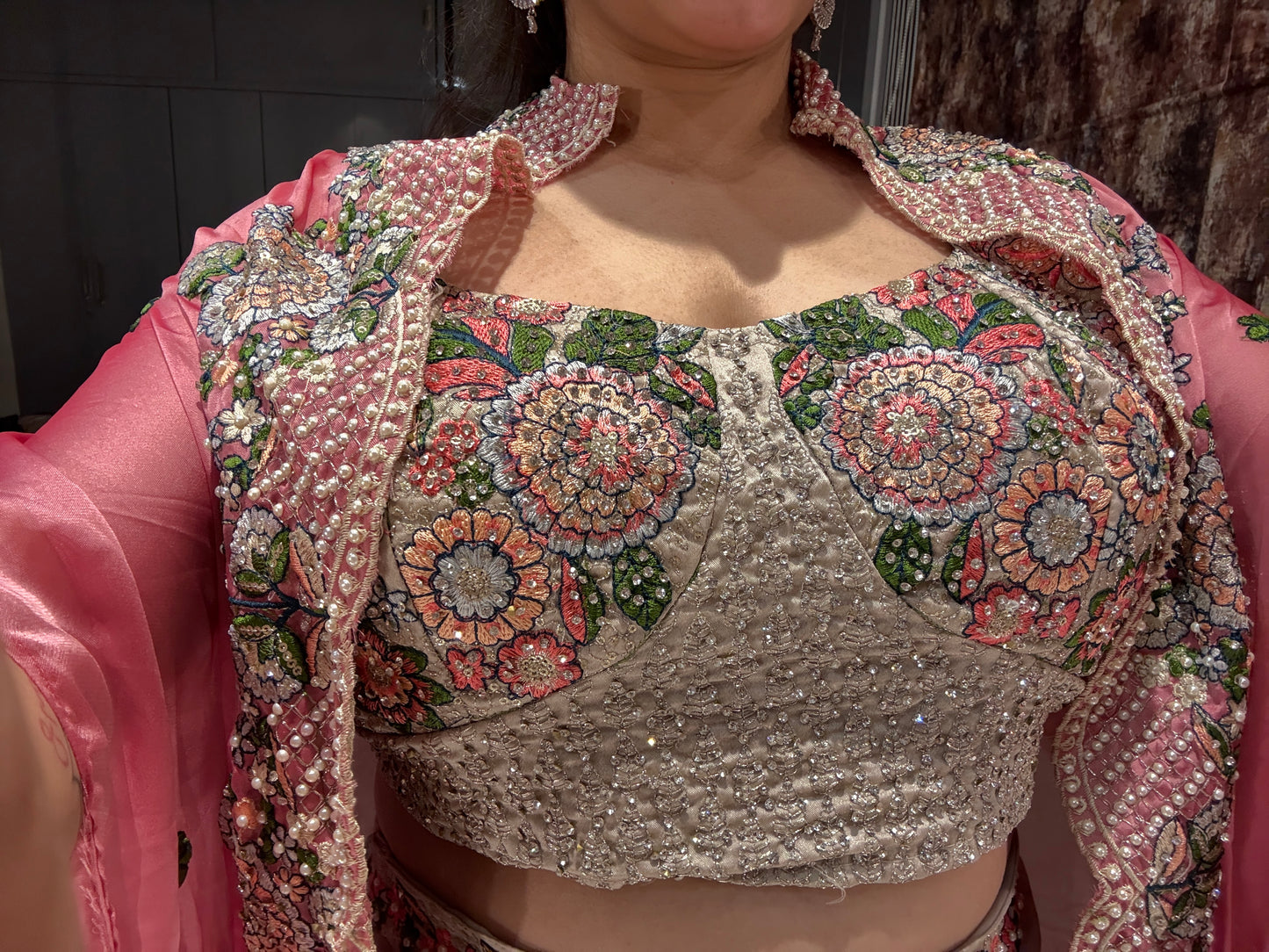 Flower embroidery set