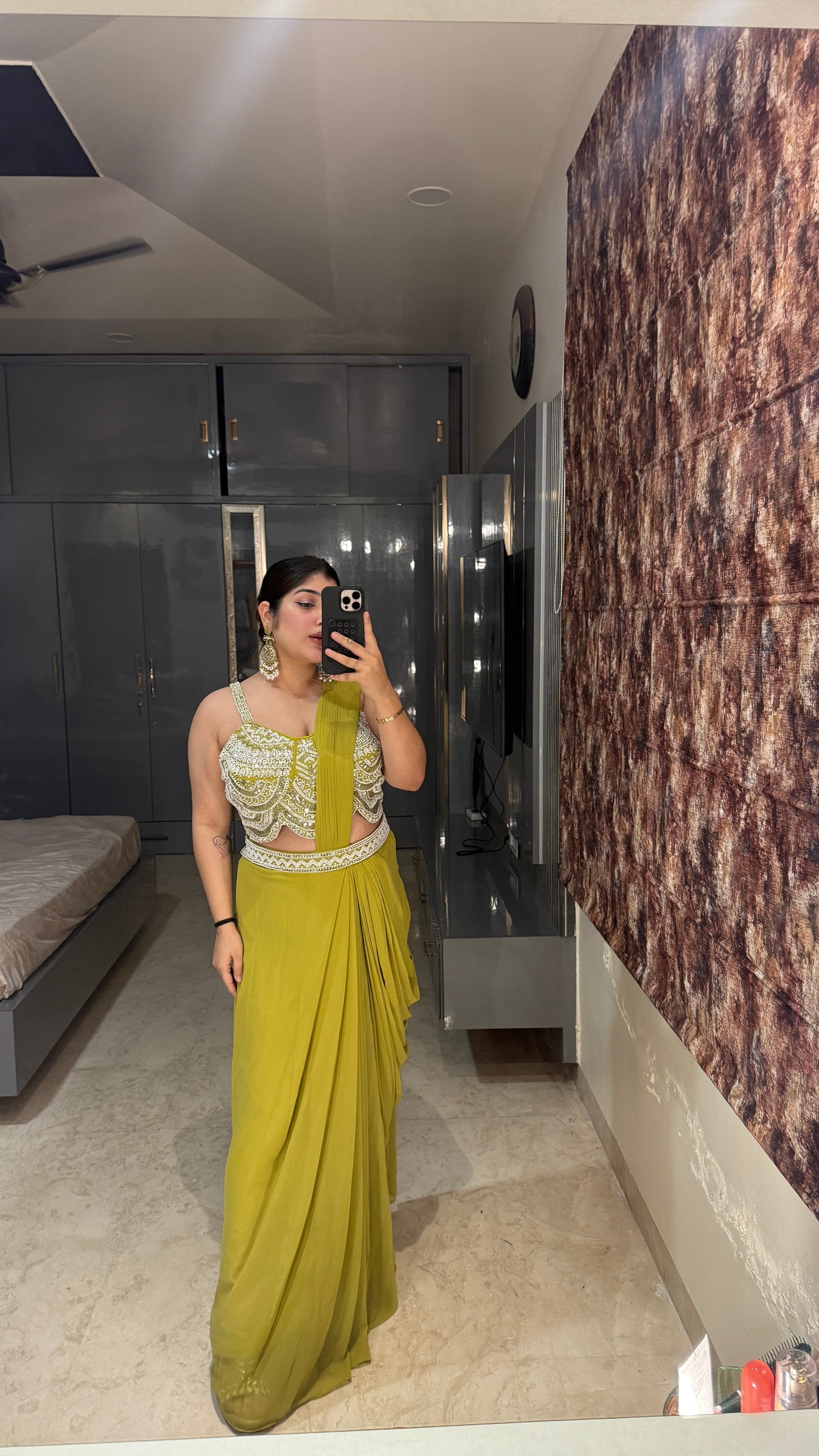Pearl saree