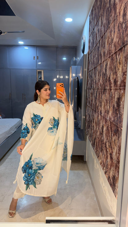 Ocean kurta set
