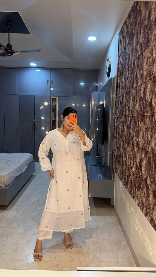 Heart kurta set