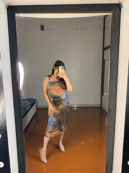 Lycra net dress