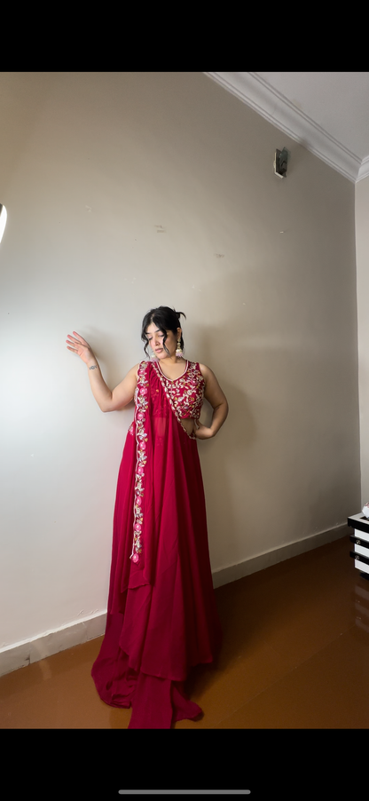 Hearts 3 piece handwork