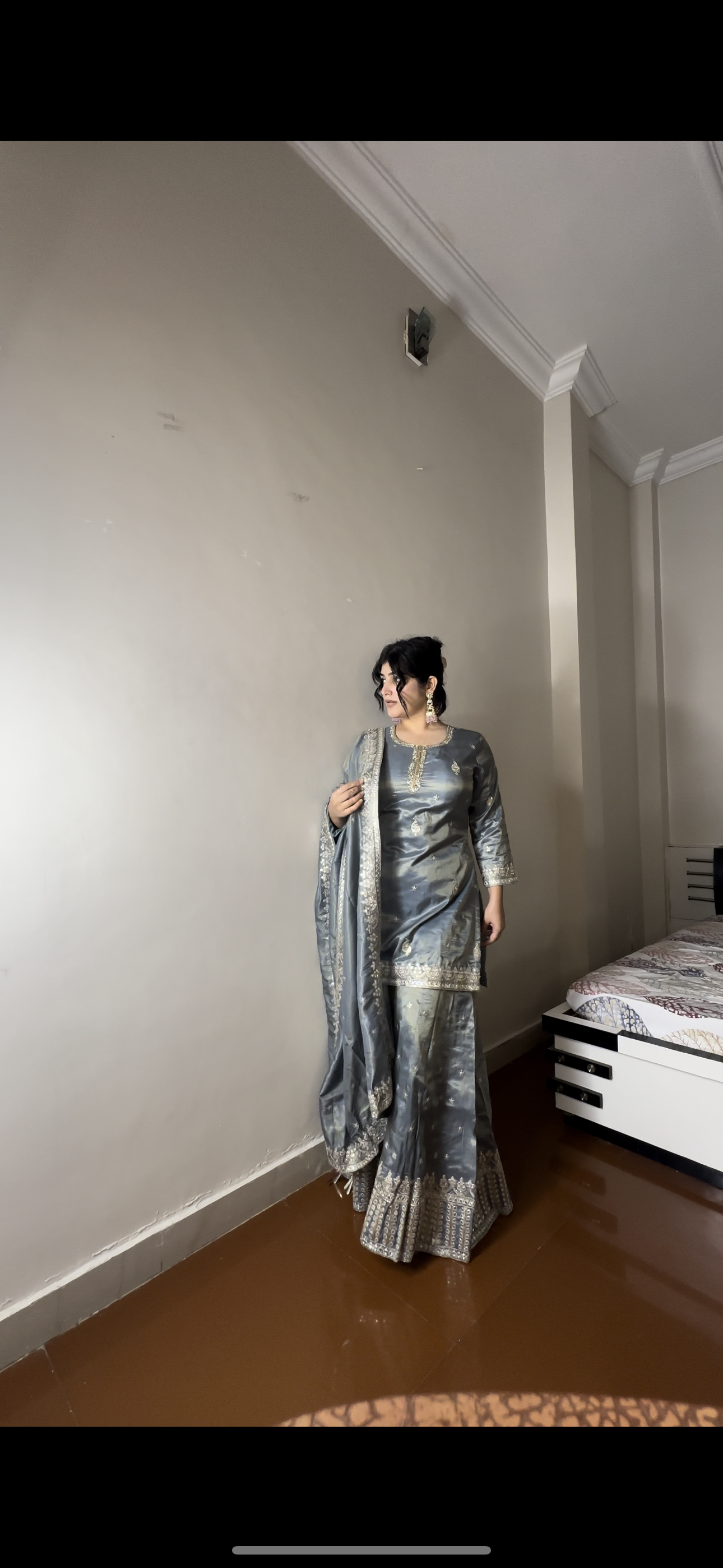 Shimmer tissue plazo set