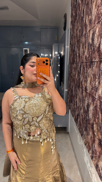 Flower desire lehenga