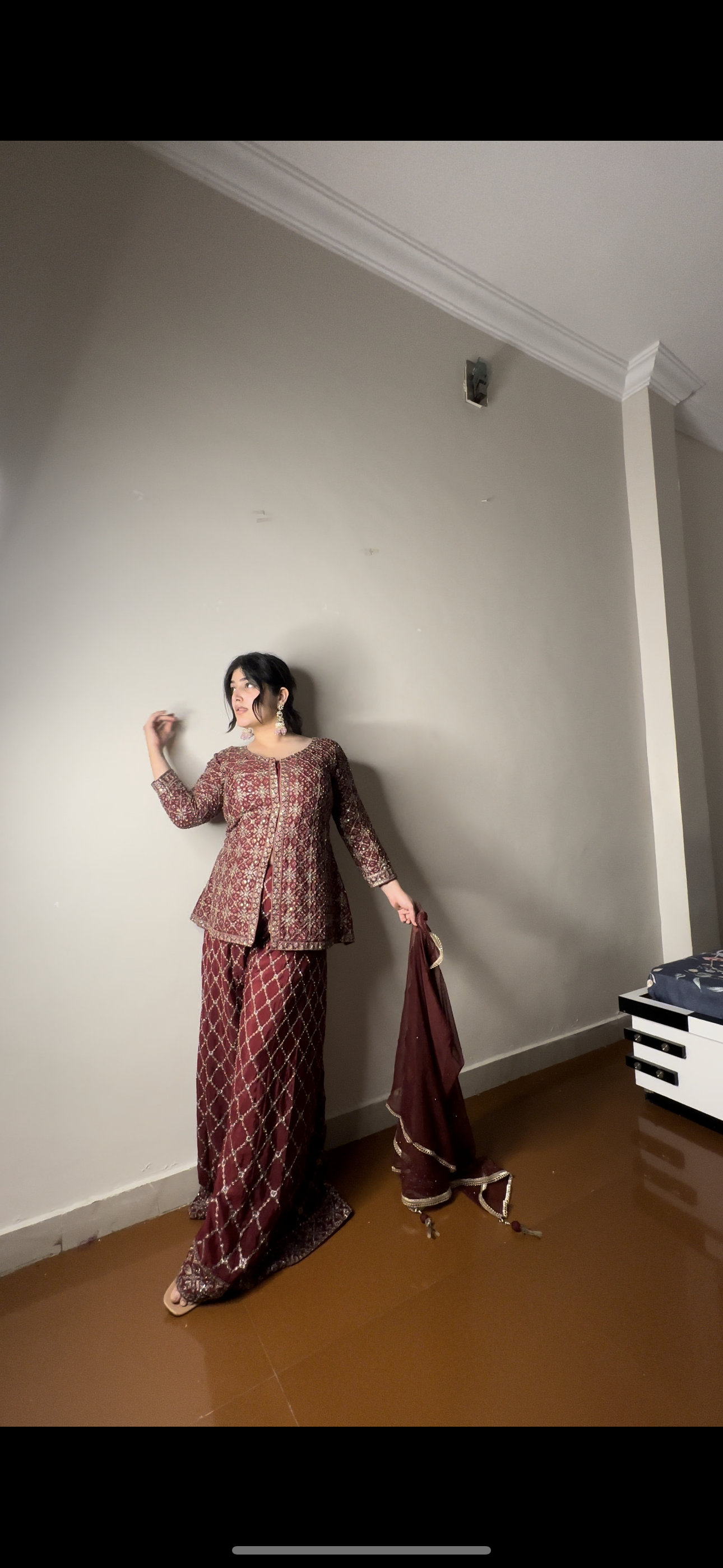 Fulki fully embroidered set