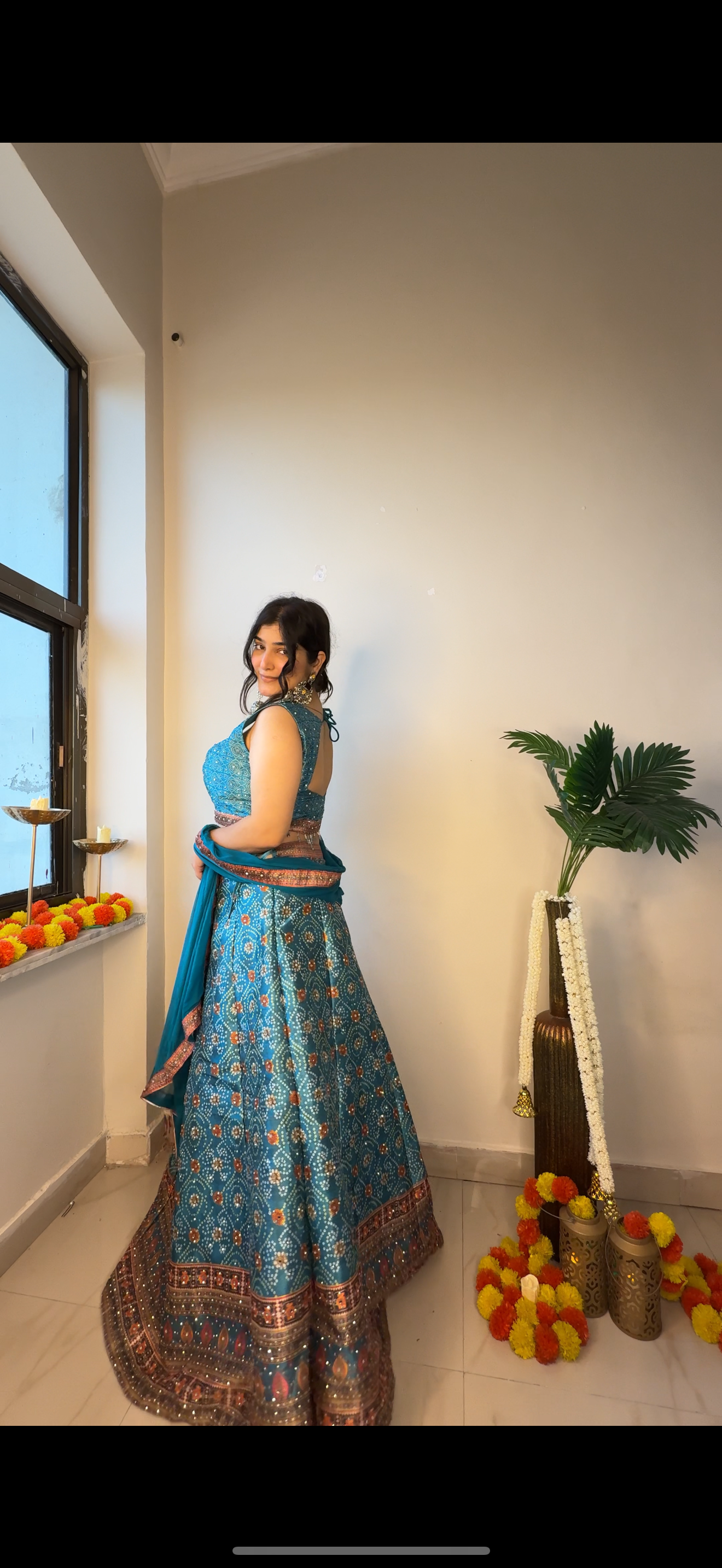 BB silk lehenga