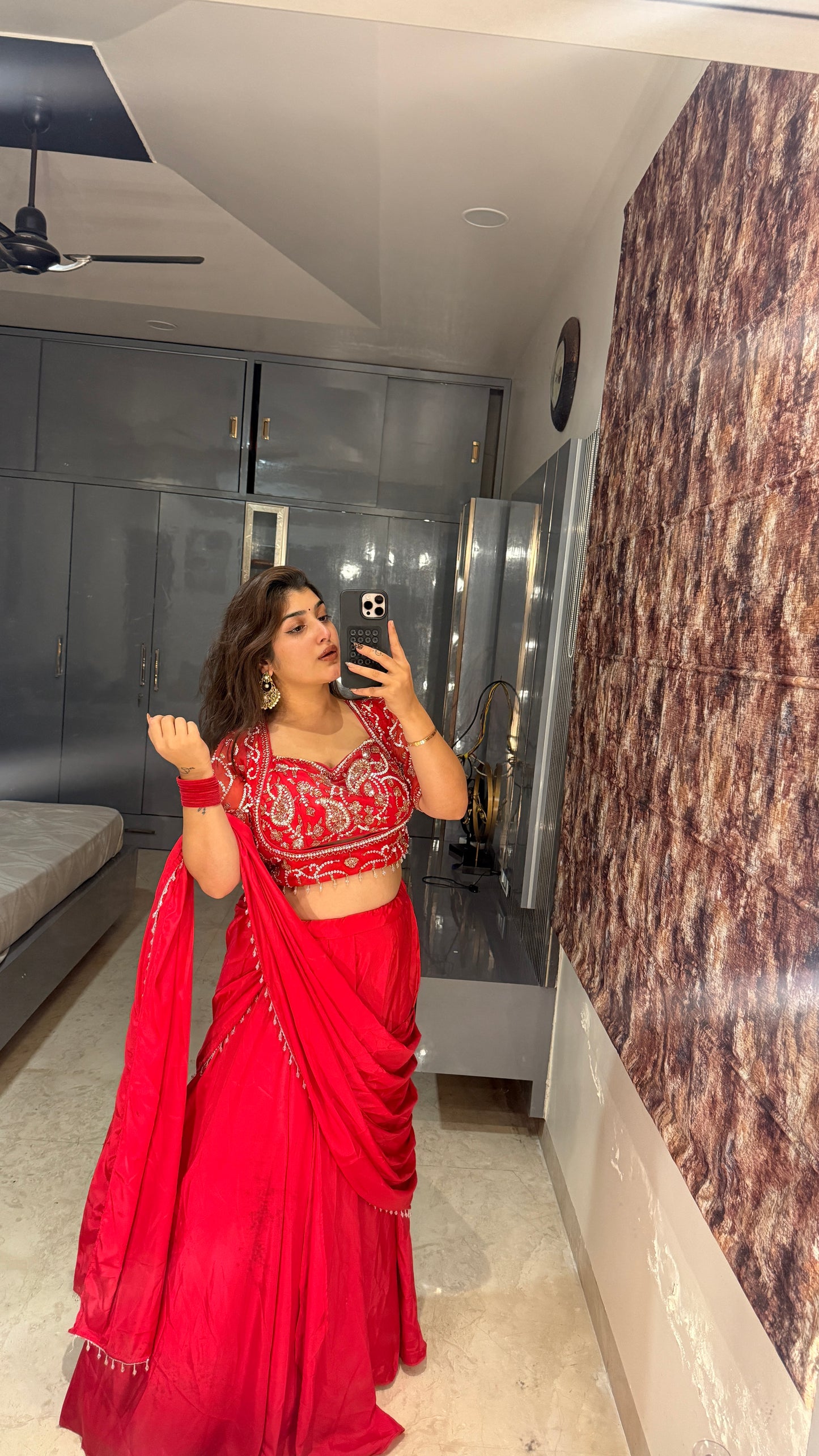 Chandani saree(pink)