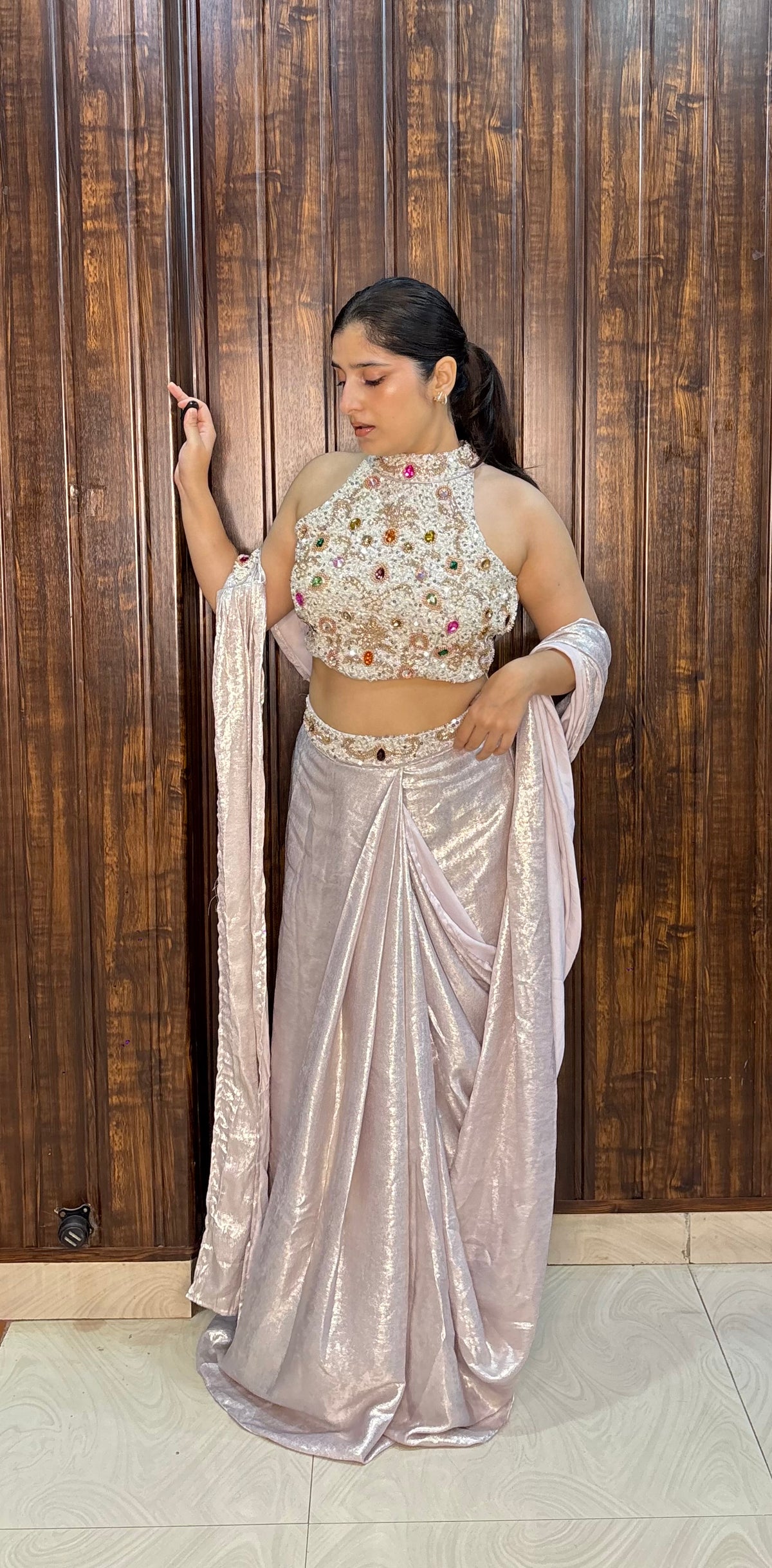 Diamond saree