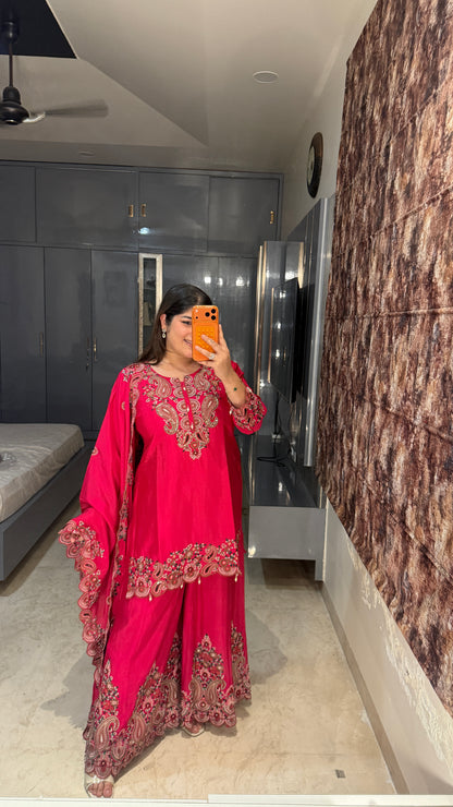 Pink kurta set