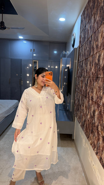 Heart kurta set