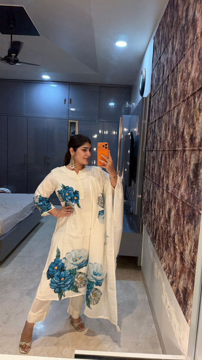 Ocean kurta set