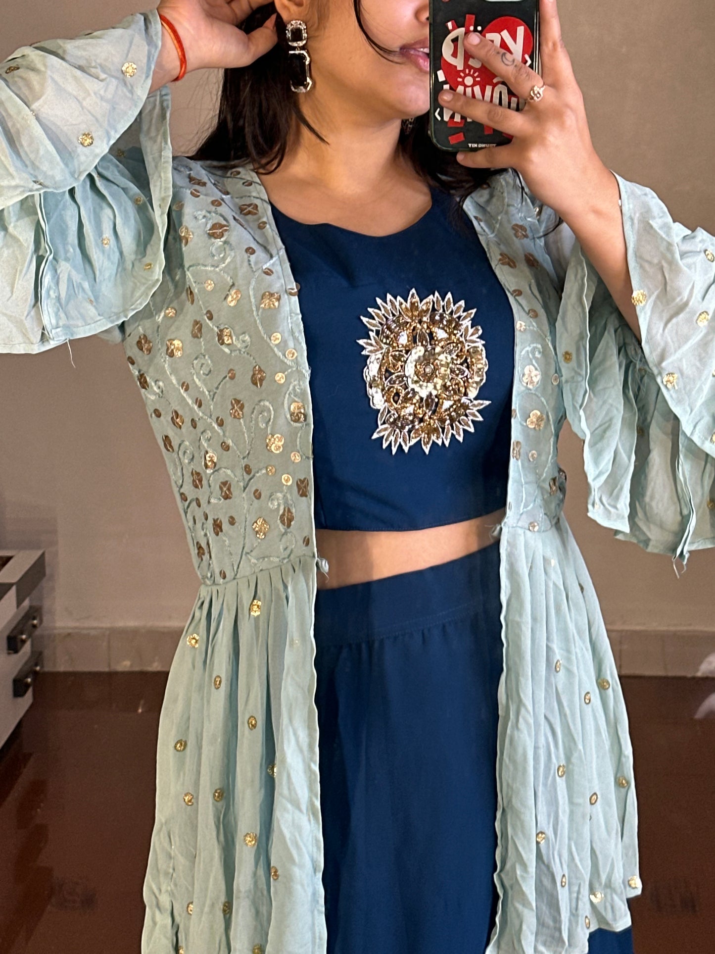 Indowestern lehenga