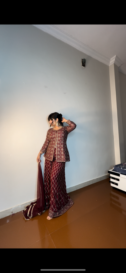 Fulki fully embroidered set