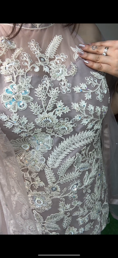 Thread work sharara set