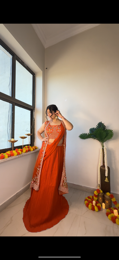 Mimosas lehenga