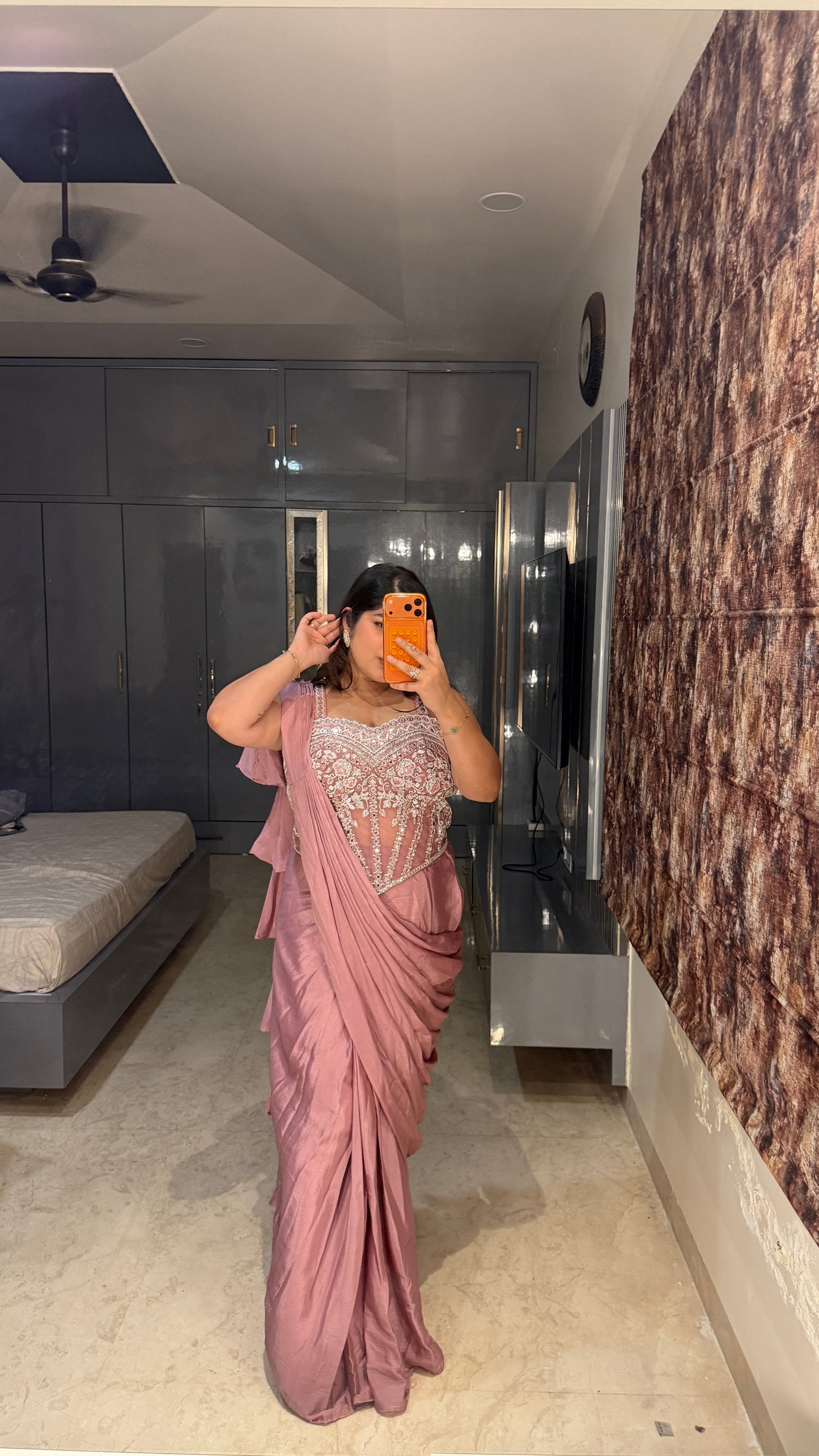 Corset saree