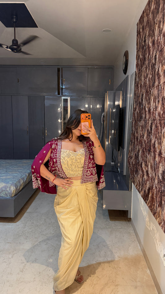 Aafreen jacket set