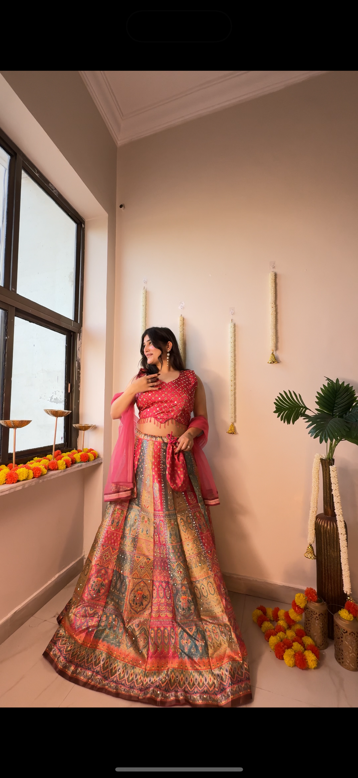 Multi color bb lehenga