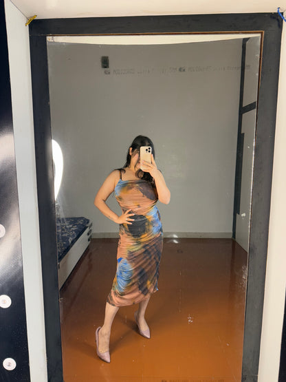 Lycra net dress