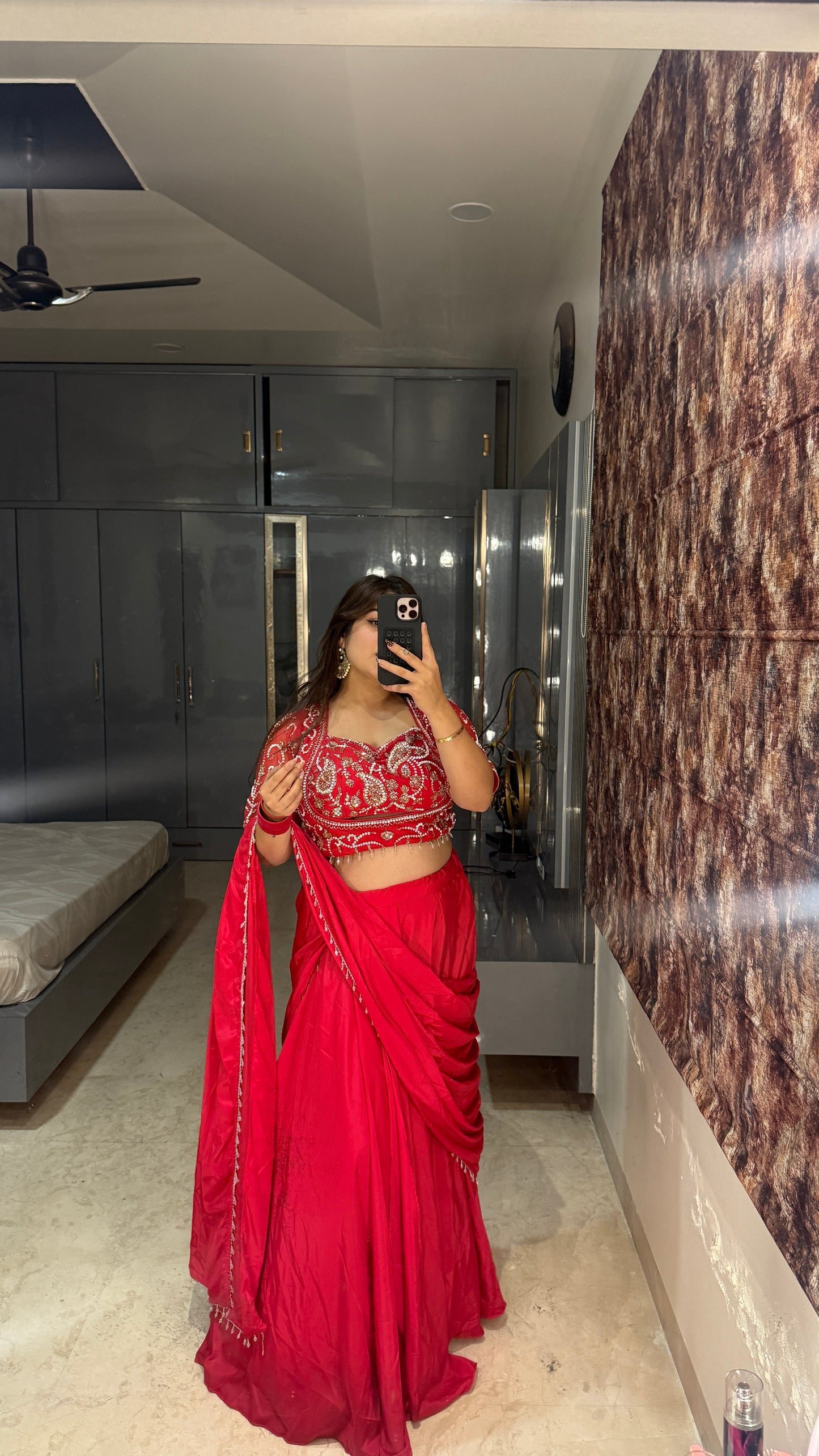 Chandani saree(pink)