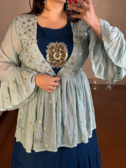 Indowestern lehenga