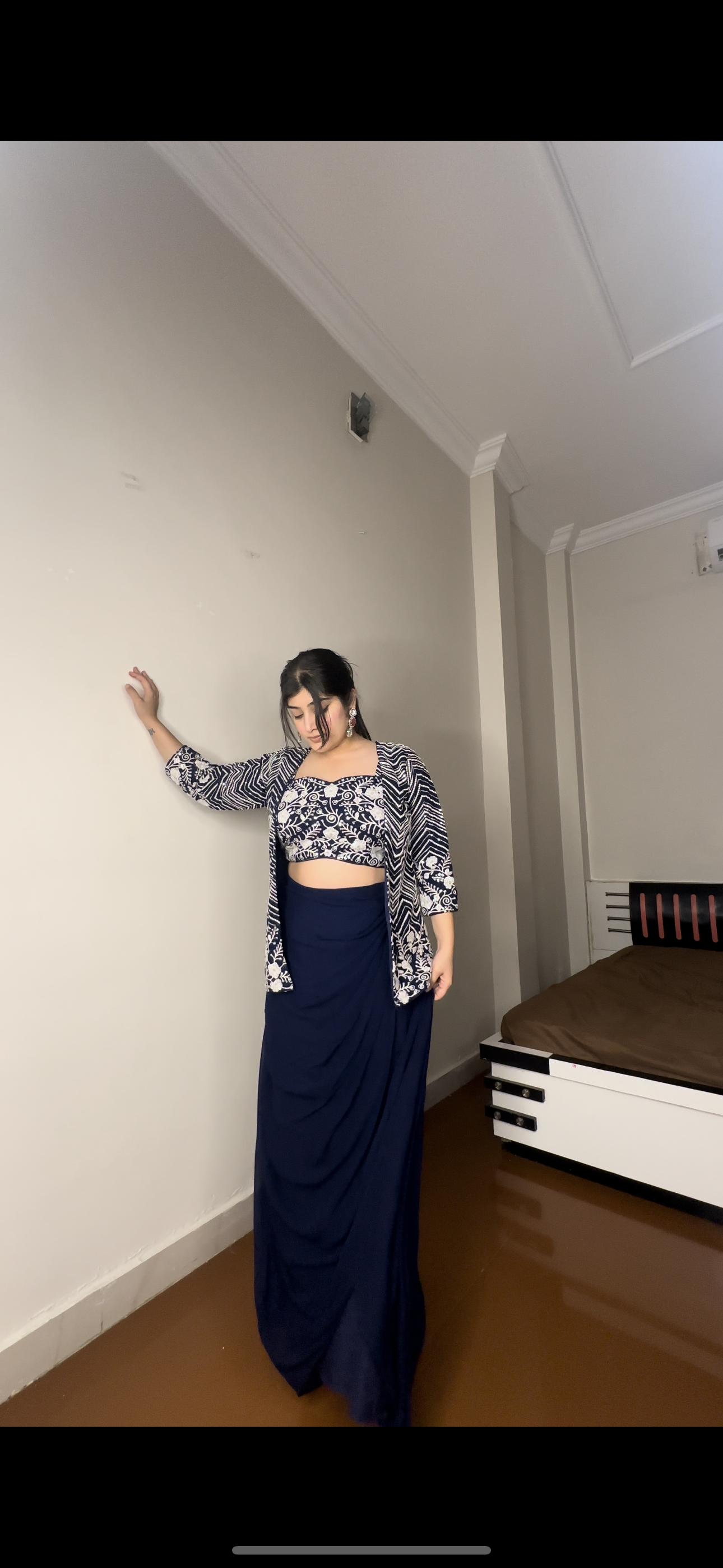 Fully embroided 3 piece set