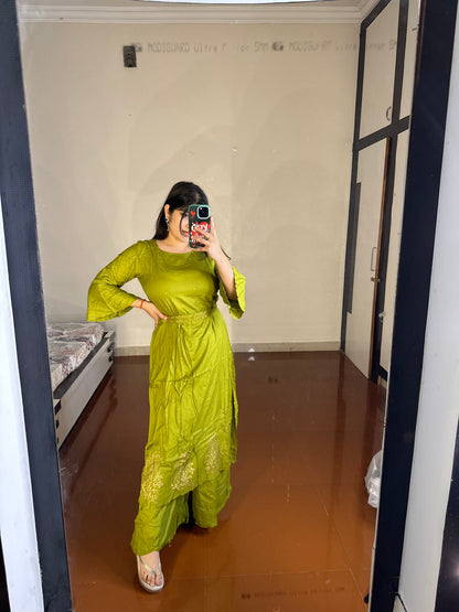 Comfortable plazo set